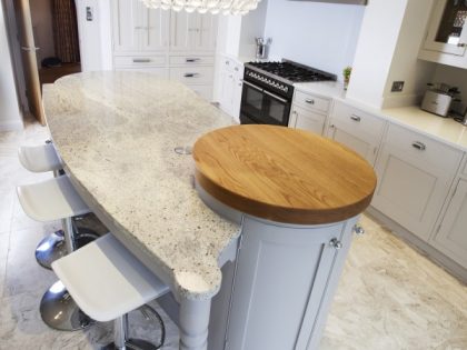 Round Oak Worktop