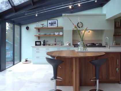 Walnut Breakfast Bar Table