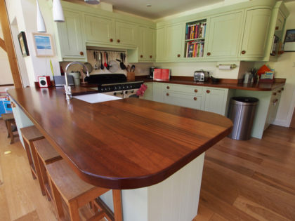 Iroko Island Worktop